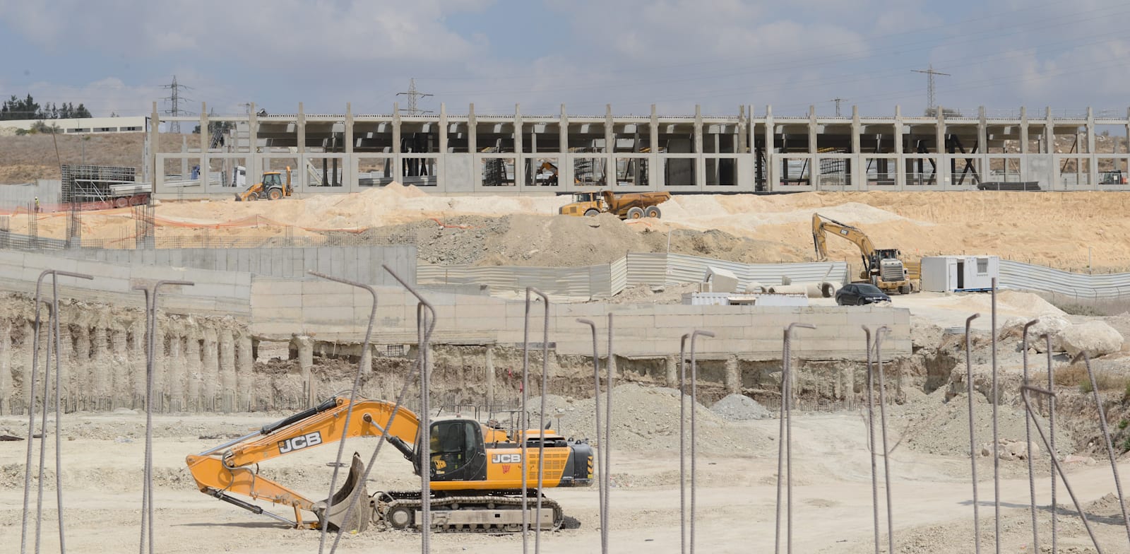 Har Tov Data Center building site Photo: Eyal Izhar