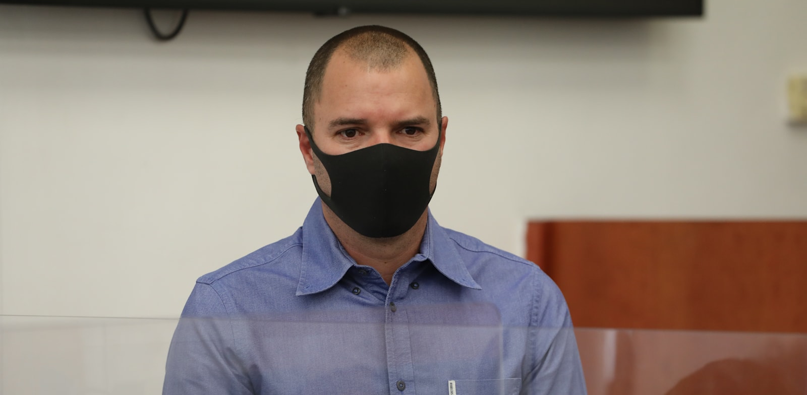 אבירם אלעד מעיד במשפט נתניהו / צילום: יוסי זמיר