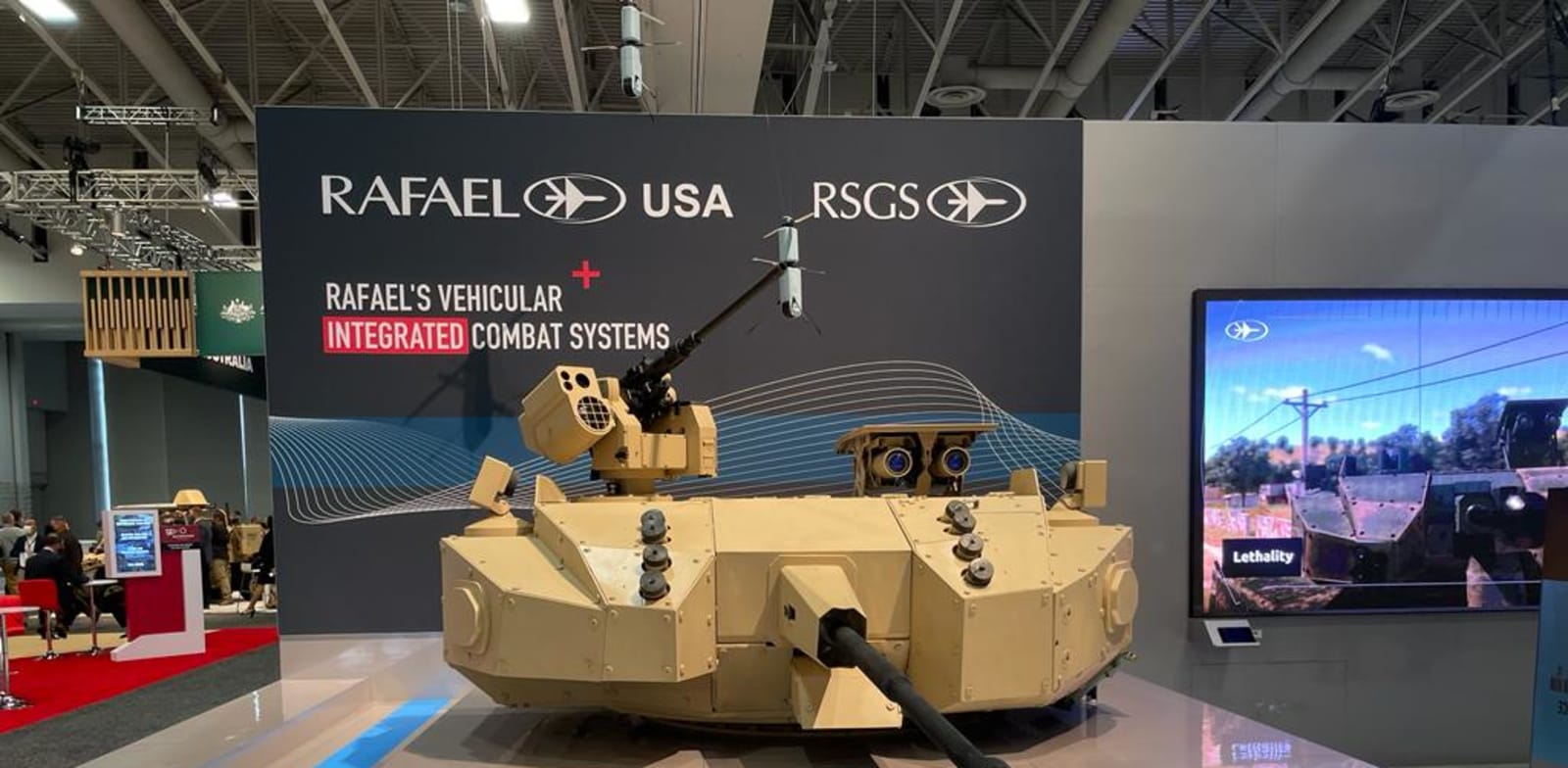 Rafael exhibition stand  credit: Rafael