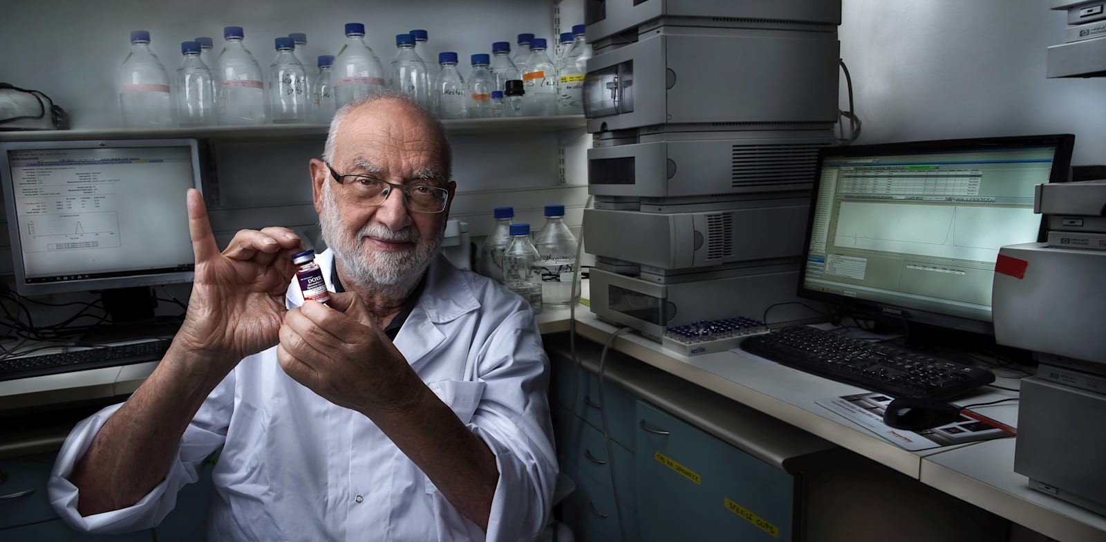 מייסד עיינה פארמה, פרופ' חזי ברנהולץ / צילום: יואב דודקוביץ