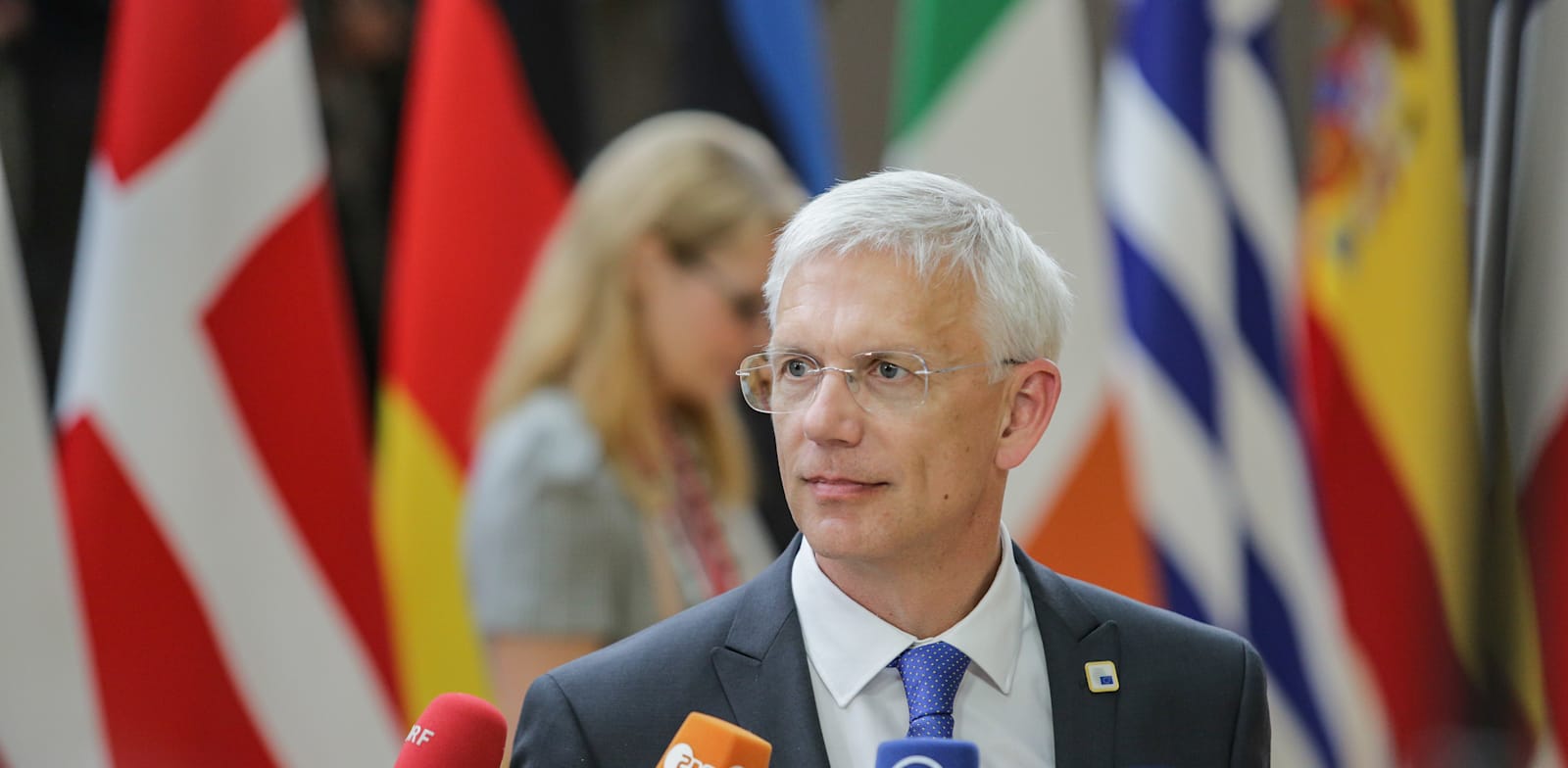 ראש הממשלה הלטבי ארטורס קרישיאניס קרינש / צילום: Reuters, Nicolas Economou