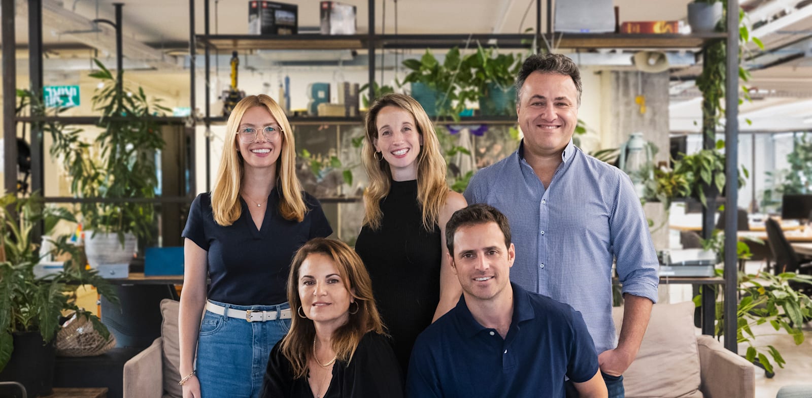 Upwest team: Standing - Lia Cromwell, Gil Birnboim, Gil Ben-Artzy; seated - Shuly Galili, Assaf Wahrhaft  credit: Ado Eckstein