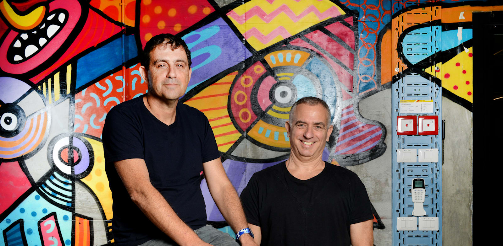 דוד סוסנה ודוד גוברין (מימין) / צילום: איל יצהר