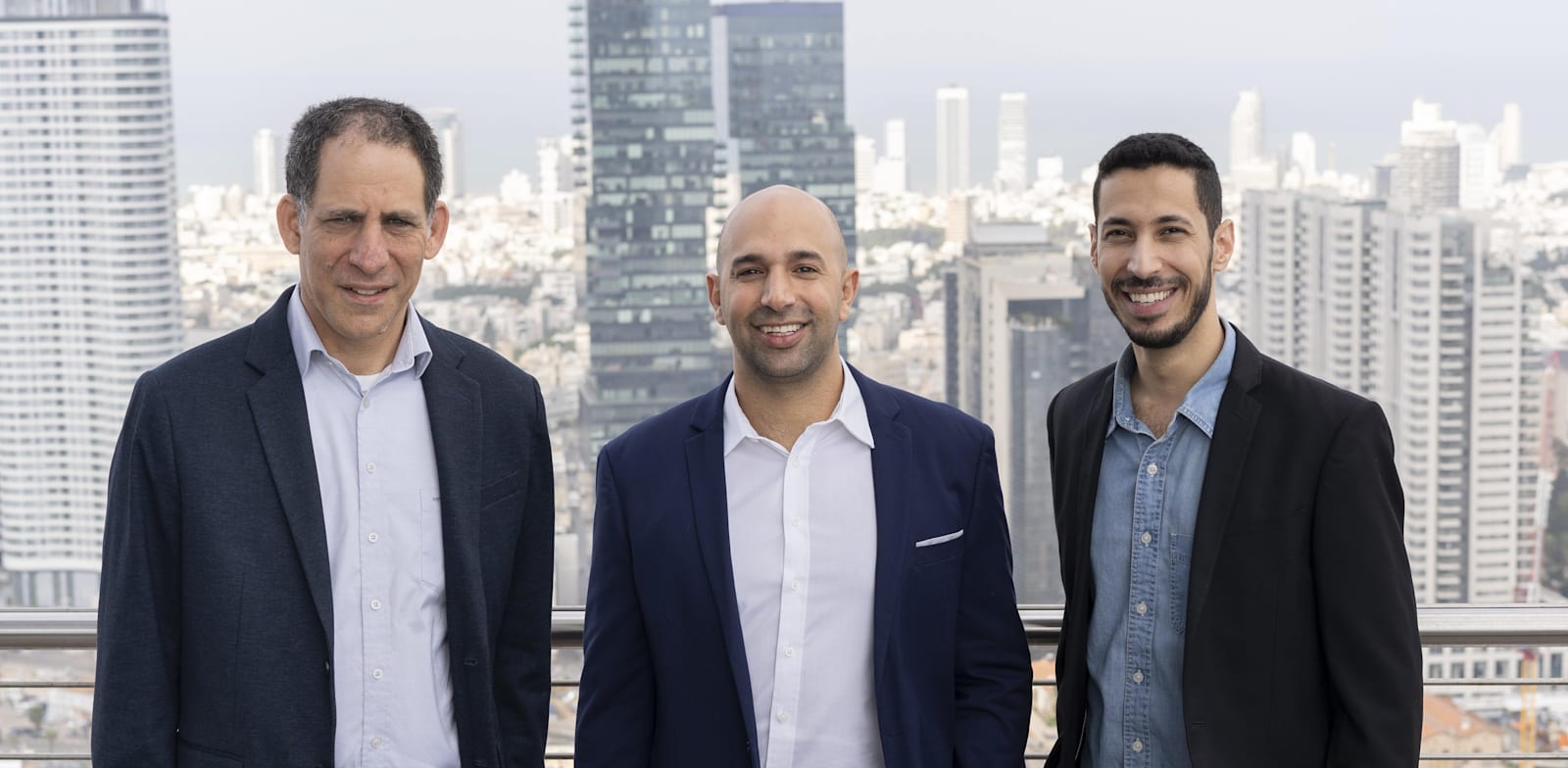 מייסדי TriEye. משמאל: פרופ' אוריאל לוי, אבי בקל ועומר קאפח / צילום: יח''צ