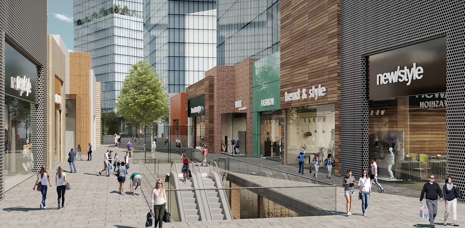 מתחם קניאל בפתח תקווה / הדמיה: אמיר מן עמי שנער אדריכלים ומתכנני ערים בע''מ