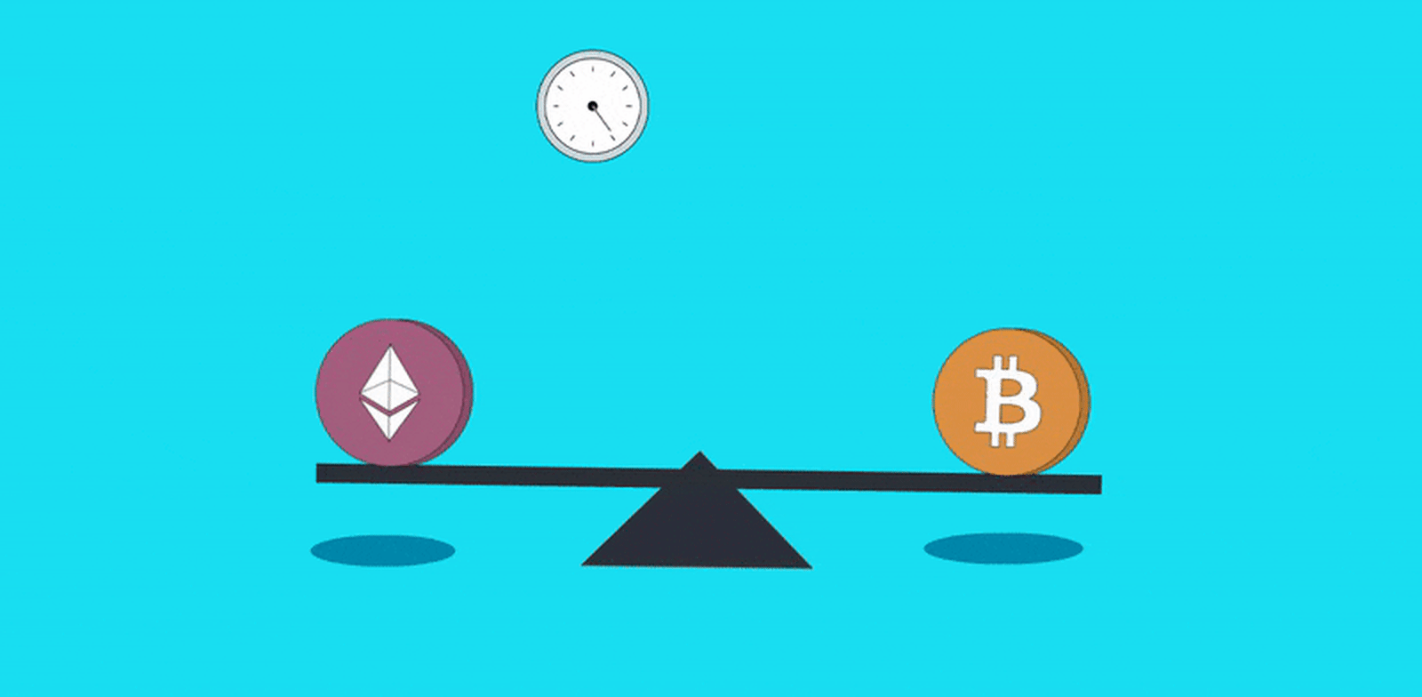 לטווח הארוך - עדיף ביטקוין או את’ריום? / עיצוב: טלי בוגדנובסקי