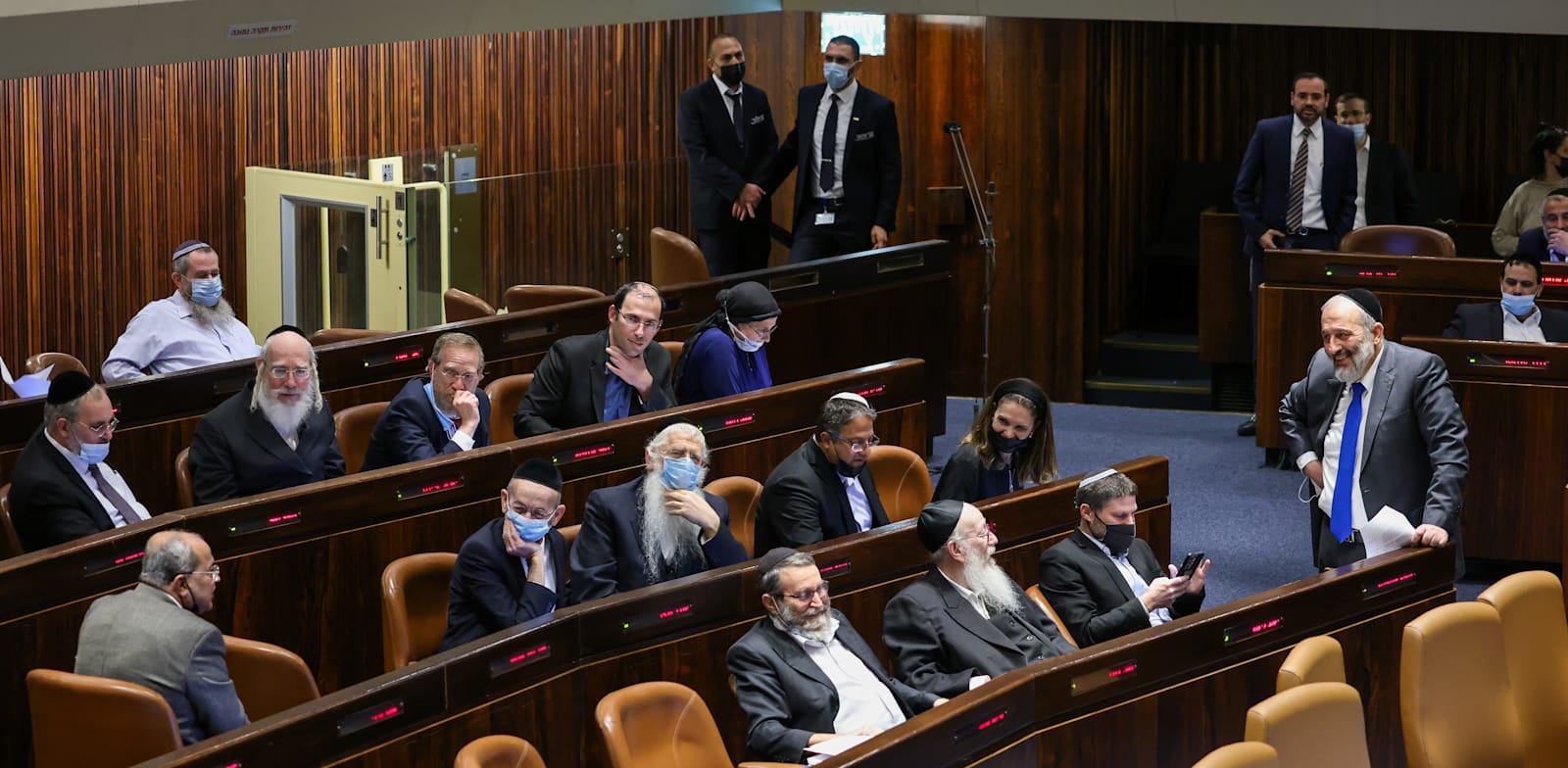 חברי הכנסת החרדים במליאת הכנסת / צילום: נועם מושקוביץ, דוברות הכנסת