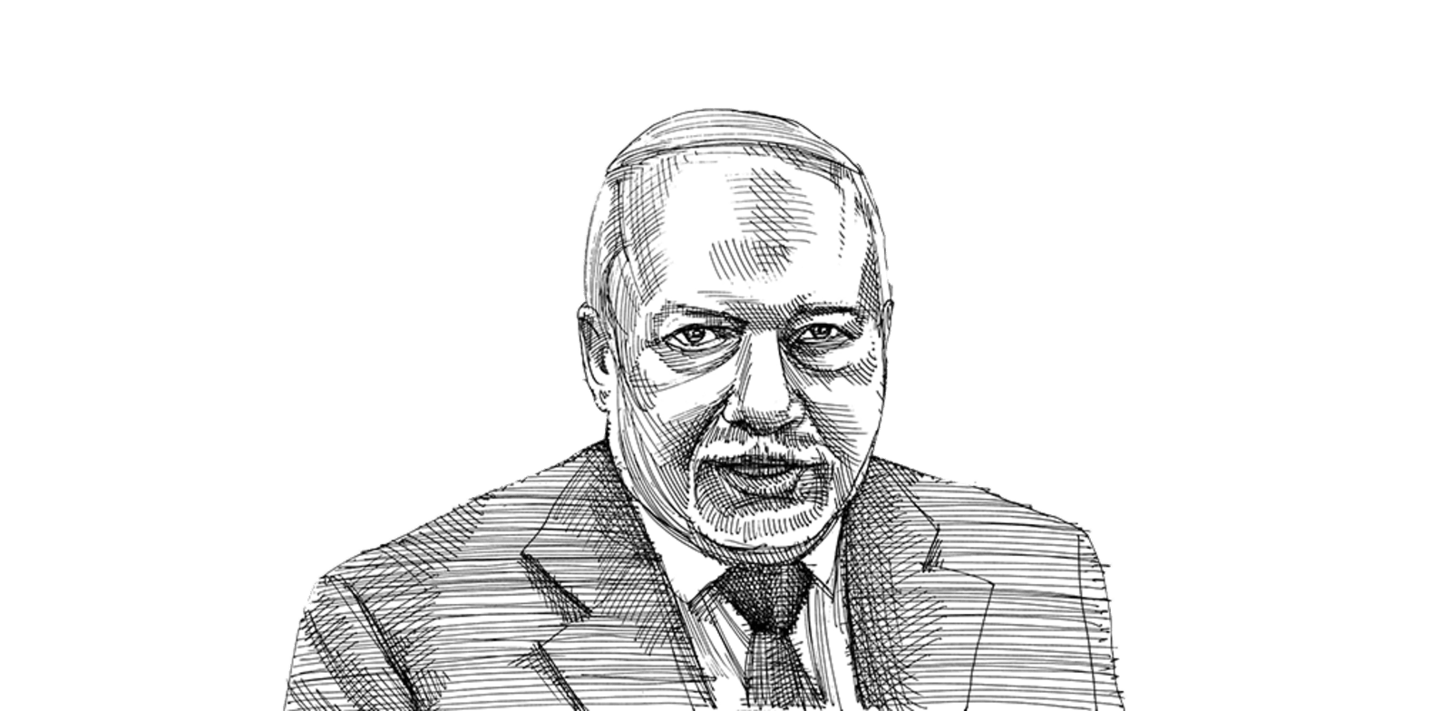 אביגדור ליברמן / איור: גיל ג'יבלי