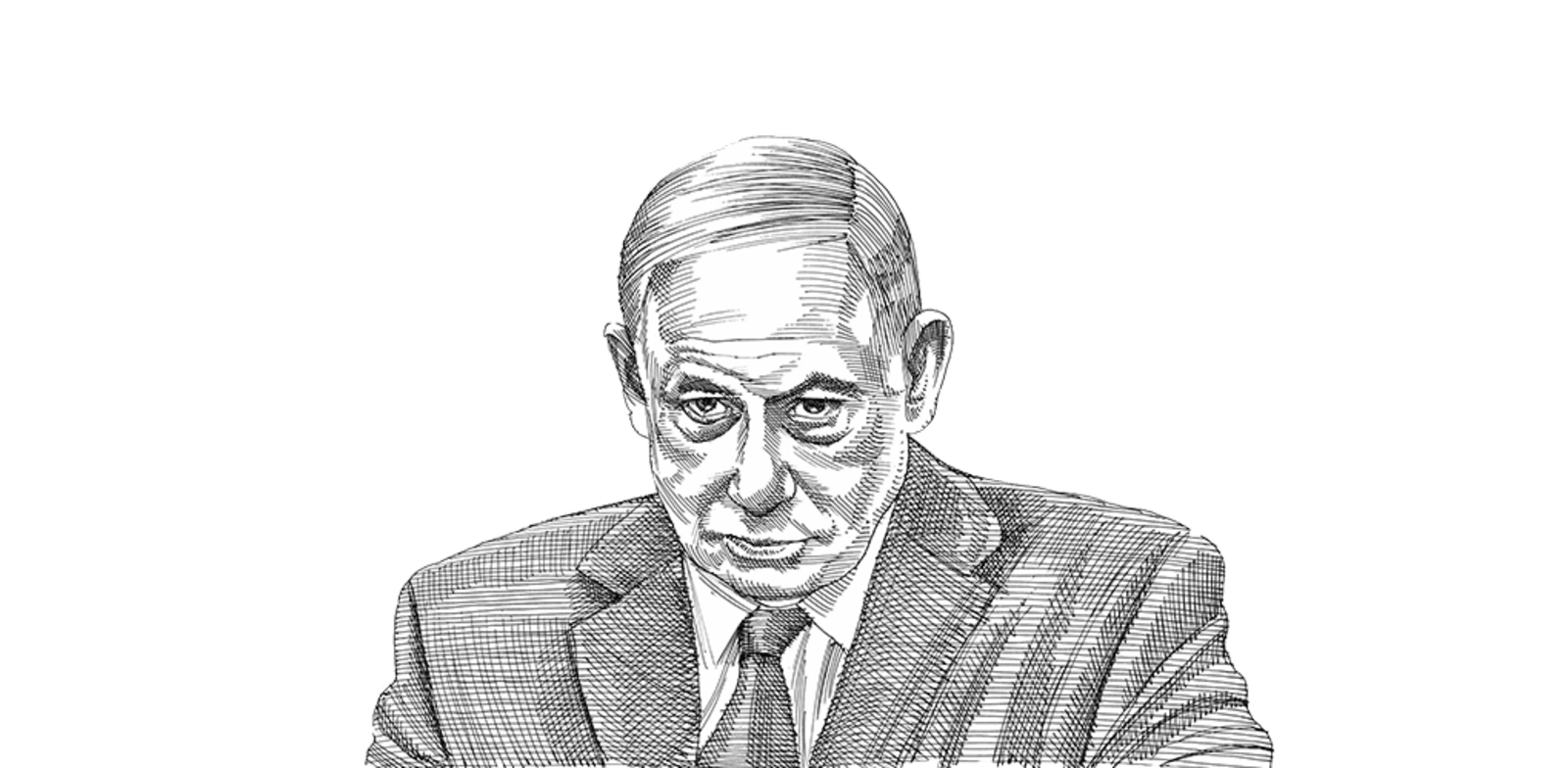 בנימין נתניהו / איור: גיל ג'יבלי
