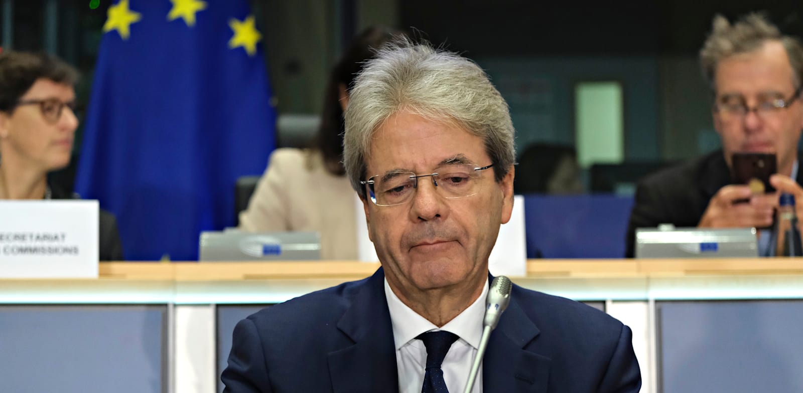 הנציב של האיחוד האירופי לנושא כלכלה, פאולו ג'נטילוני / צילום: Shutterstock