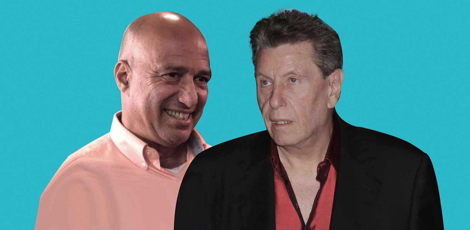 Eli Azur and Pini Zahavi  credit: Niv Aronson, Yossi Cohen