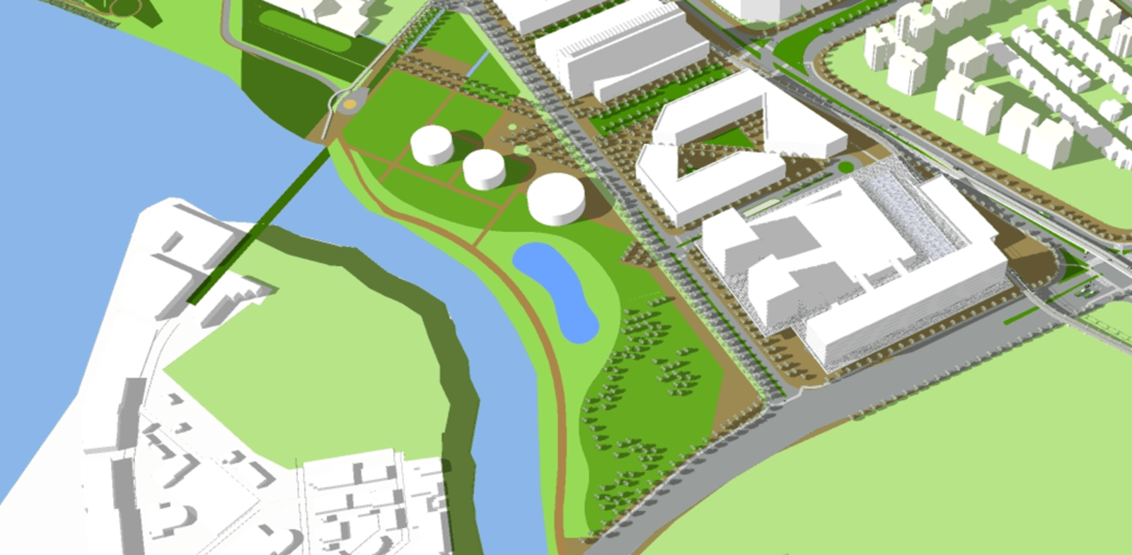 תוכנית ''רוקח-אבן גבירול'' / הדמיה: מנספלד קהת אדריכלים