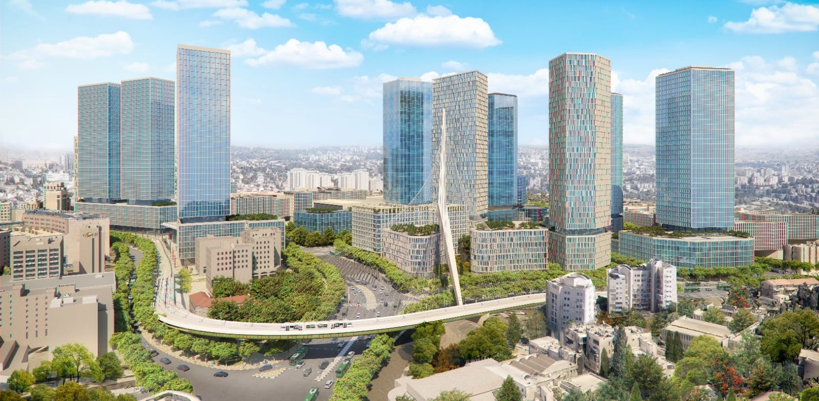 Jerusalem Western entrance Credit: Eden, Jerusalem spokesperson