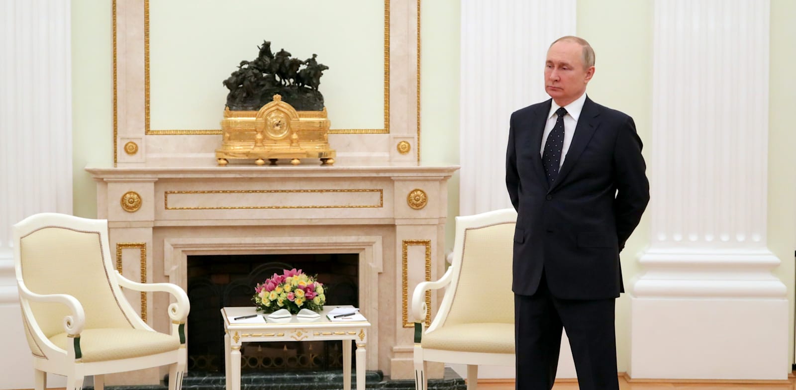 נשיא רוסיה ולדמיר פוטין / צילום: Mikhail Klimentyev