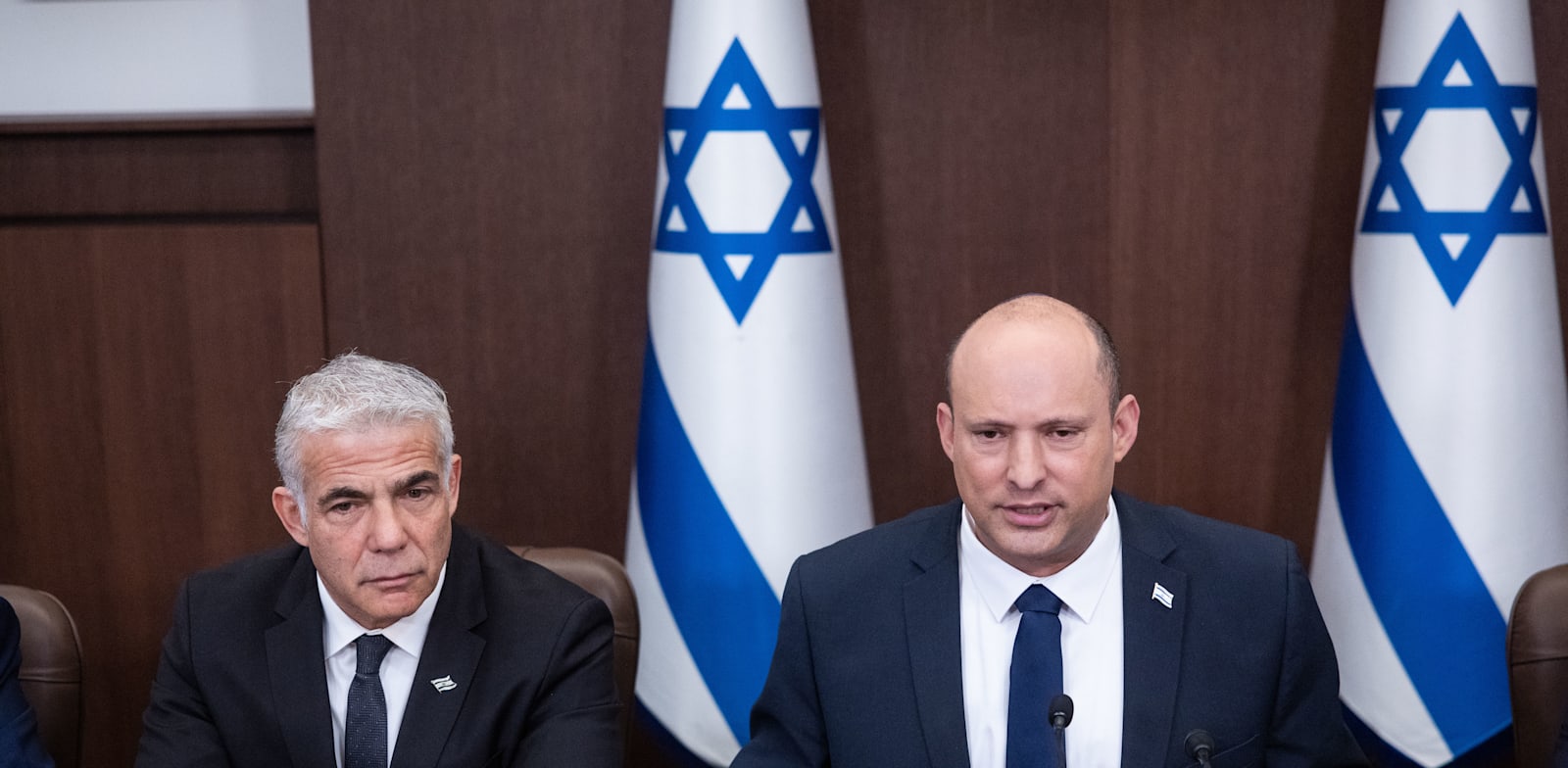 Naftali Bennett and Yair Lapid Credit: Yonatan Sindel