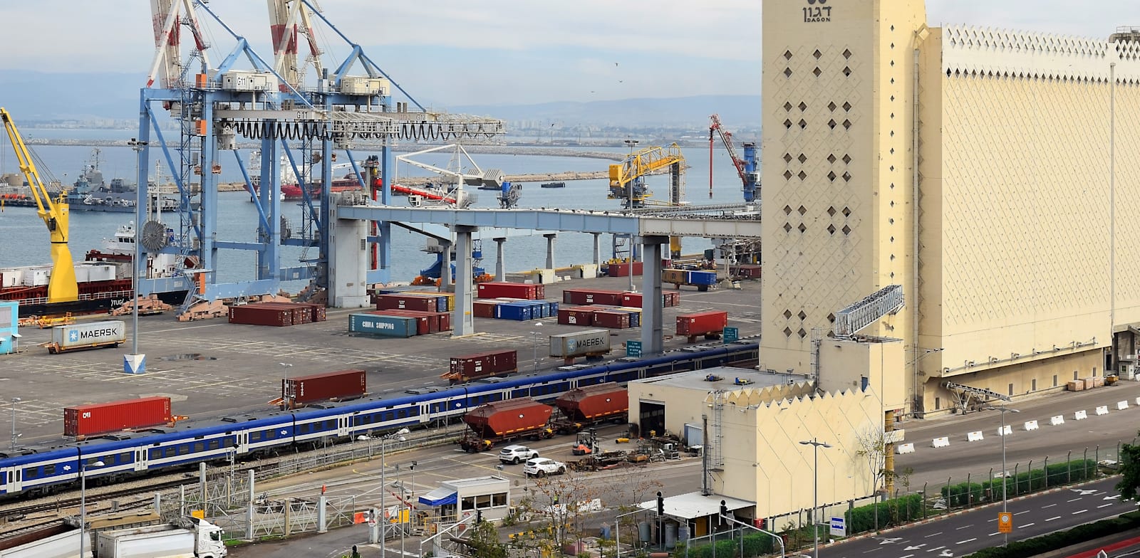 Haifa Port credit: Shutterstock