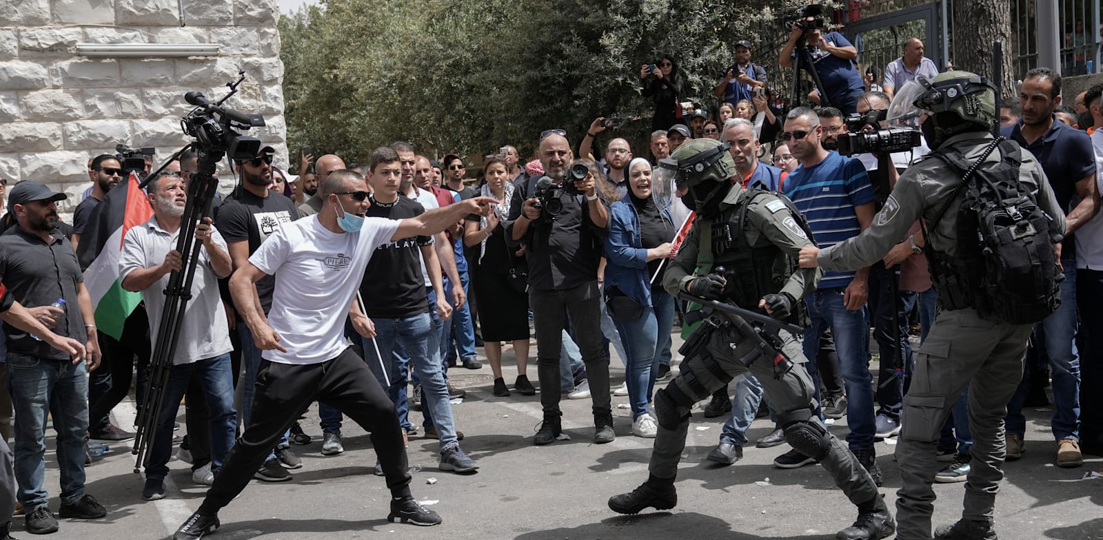 עימותים במזרח ירושלים / צילום: Associated Press, Mahmoud Illea