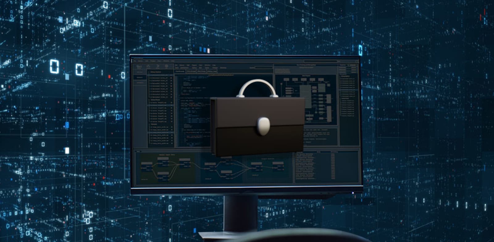 מתוך סרטון של ThetaRay שיכולה לזהות התנהגות פיננסית חשודה ברחבי מערכות בנקאיות בעולם / אילוסטרציה: Shutterstock