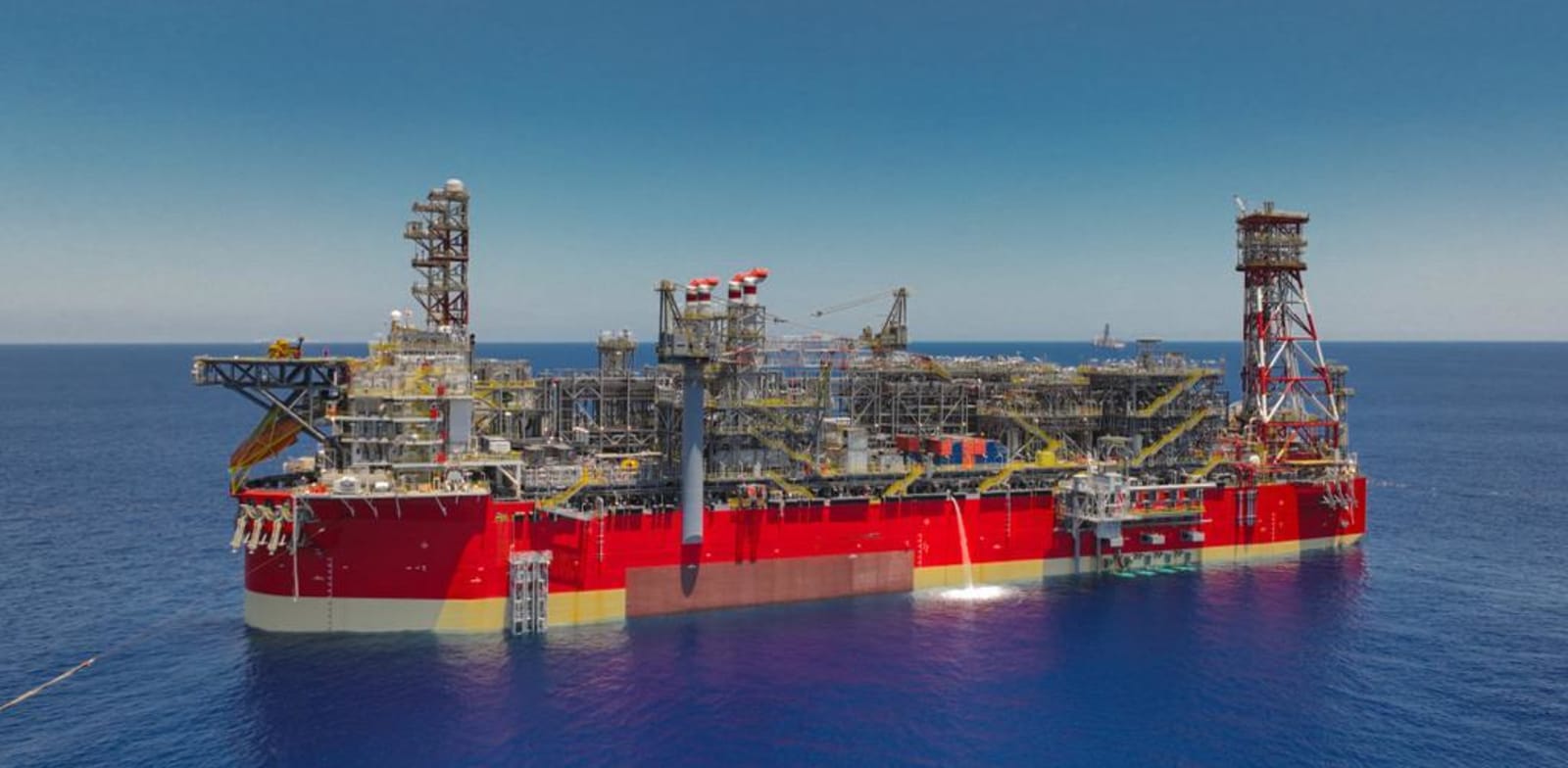 Crédito de la plataforma FPSO de Energean: Energean