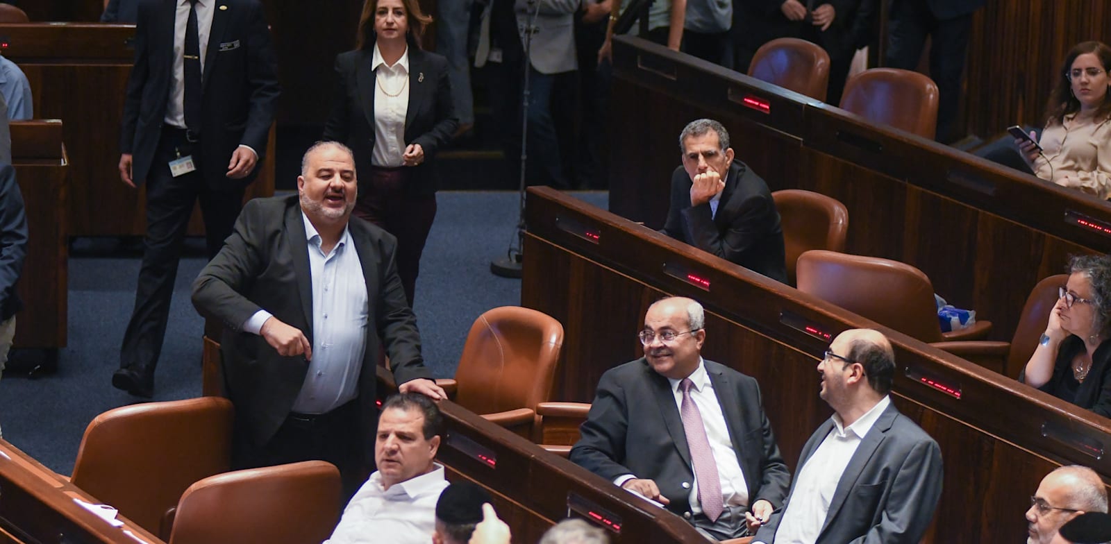 חברי הכנסת הערבים במליאת הכנסת / צילום: רפי קוץ