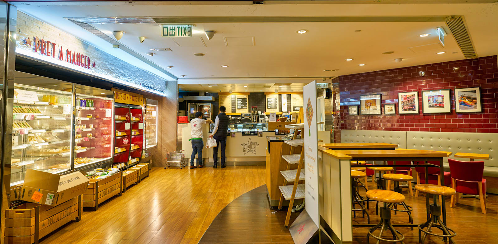 Pret a Manger credit: Shutterstock