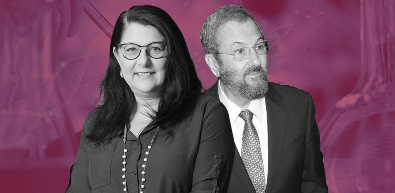 אהוד ברק וסיגל סדצקי מהמרים על החברה שרוצה להנדס חצי מסוגי החיידקים בעולם / צילום: איל יצהר