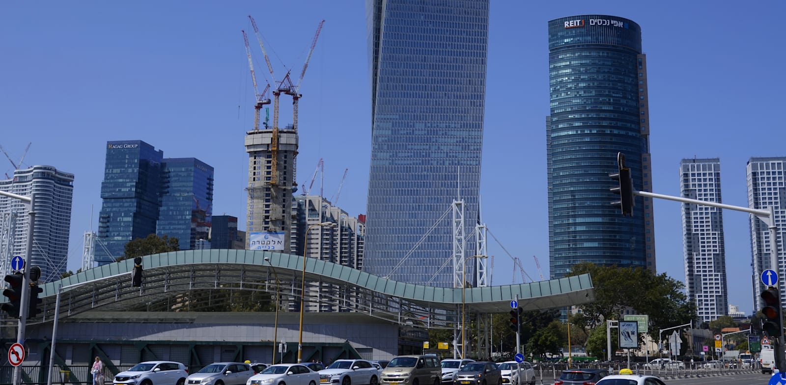 Tel Aviv office towers credit: Shutterstock