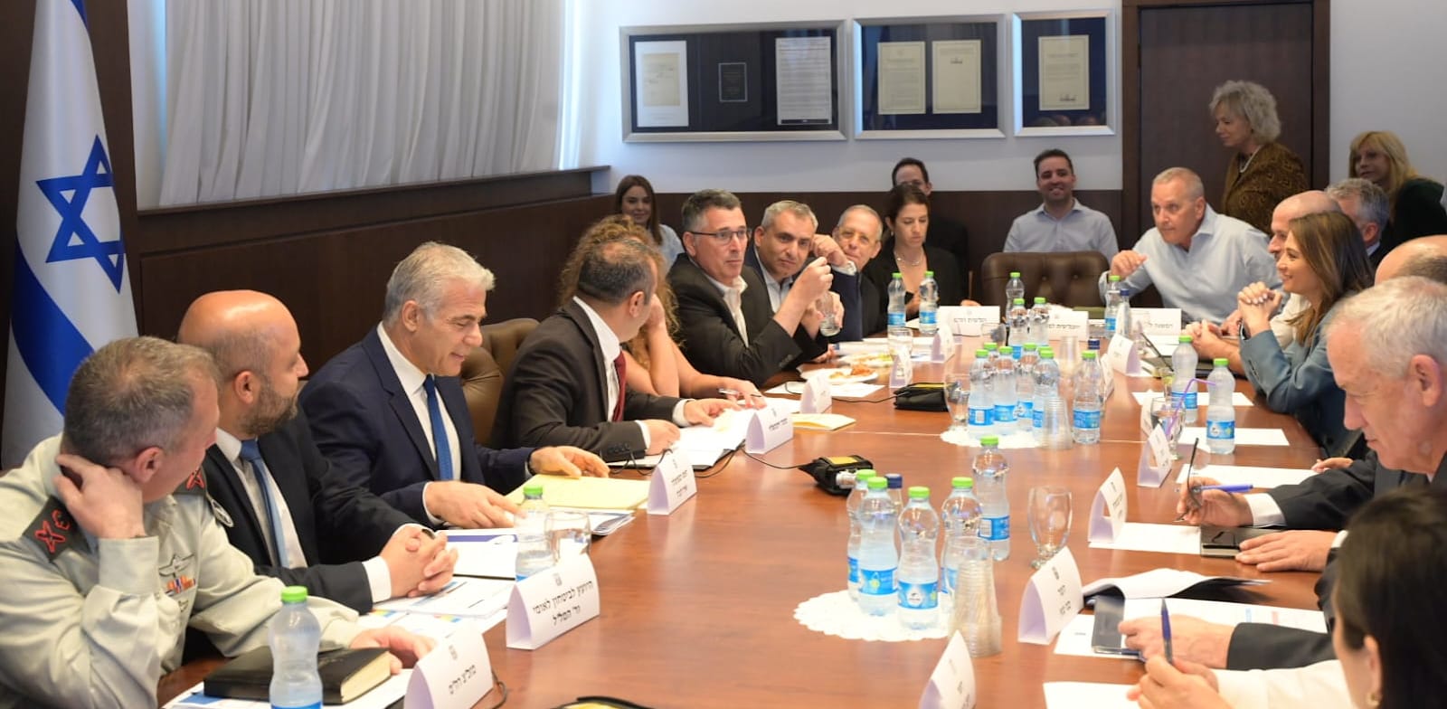 ישיבת הקבינט על הסכם הגז עם לבנון בשבוע שעבר / צילום: עמוס בן גרשום, לע''מ