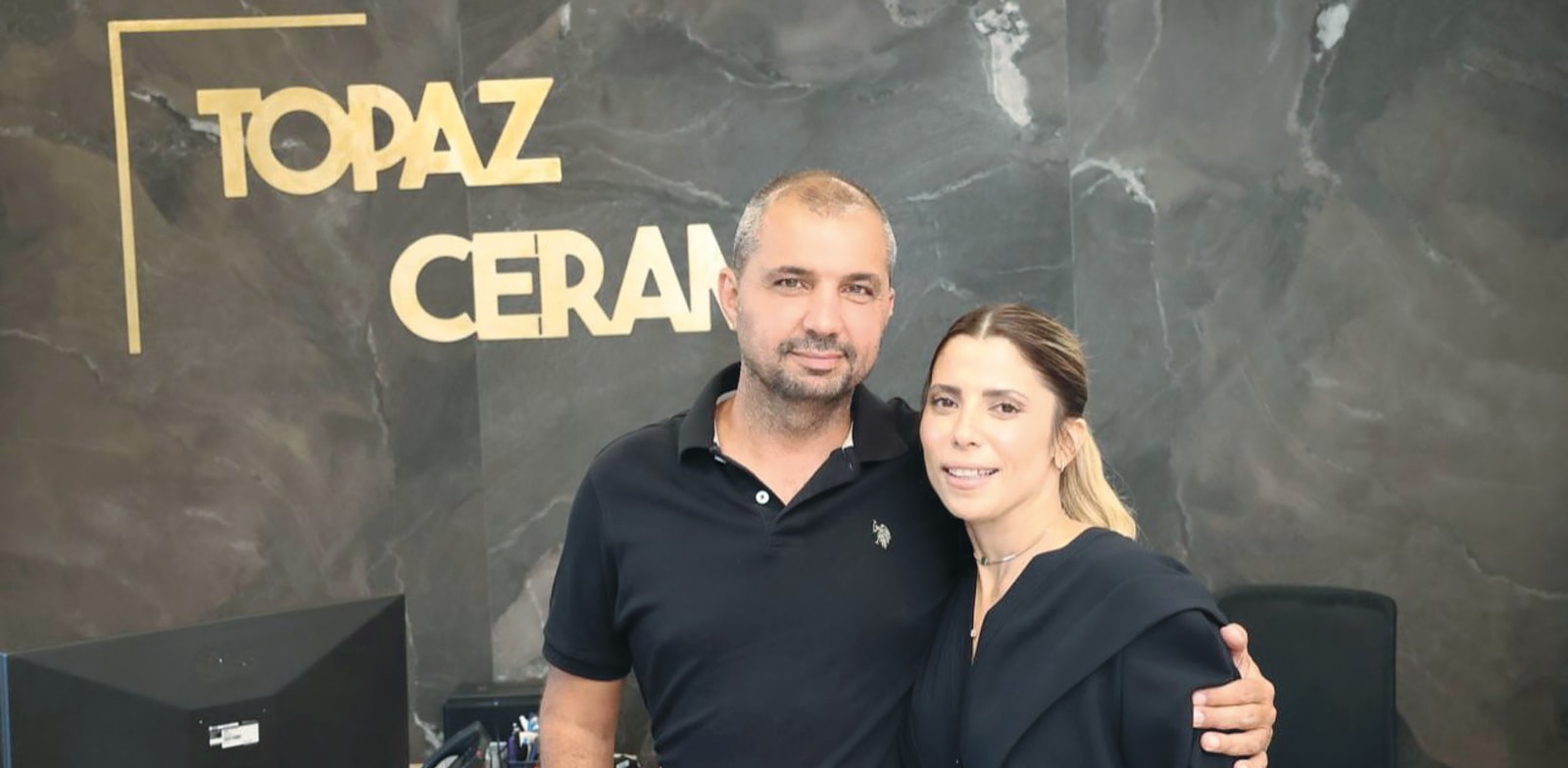 עופר והדס טויזר, בעלי ''טופז קרמיקה'' / צילום: רפי דלויה