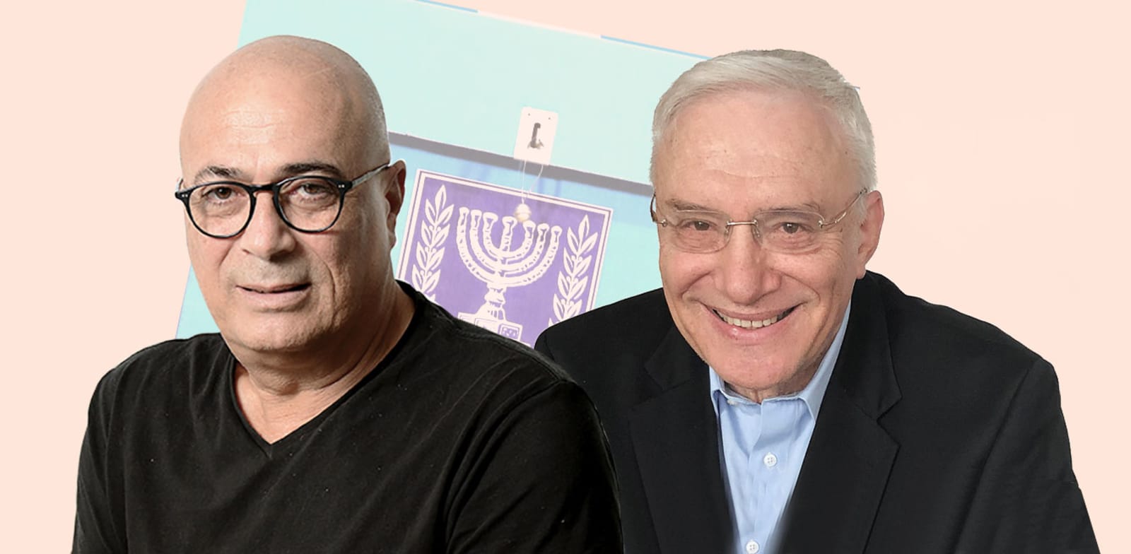 קמיל פוקס ומנו גבע. היחידים שיבשרו לאזרחים את התוצאות המתגבשות בבחירות / צילום: ויקימדיה, איל יצהר