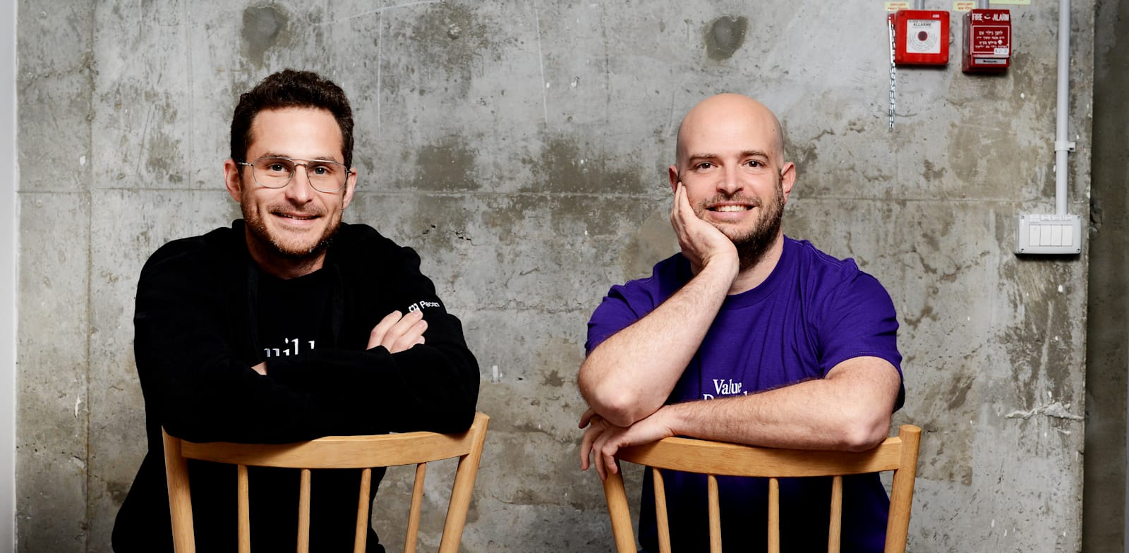 los "Globos" Startups israelíes más prometedoras de 2022 11 Los fundadores de Pecan, Zohar Bronfman y Noam Brezis. Crédito: Eyal Izhar.