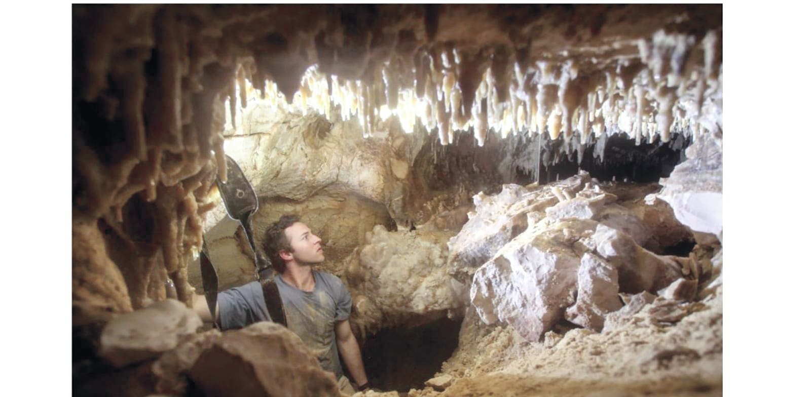 מערת הנטיפים שנמצאה במודיעין. ''עדכנו מיד את רשות הטבע והגנים'' / צילום: מרכז לחקר מערות (מלחם)