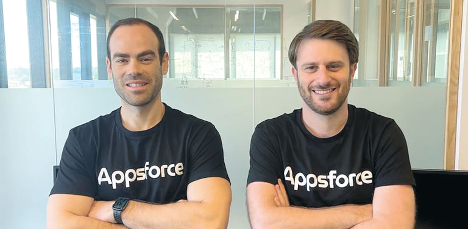 עמית מרקוביץ׳ ורן אנדלמן, מייסדים ומנכ''לי חברת Appsforce / צילום: תמונה פרטית