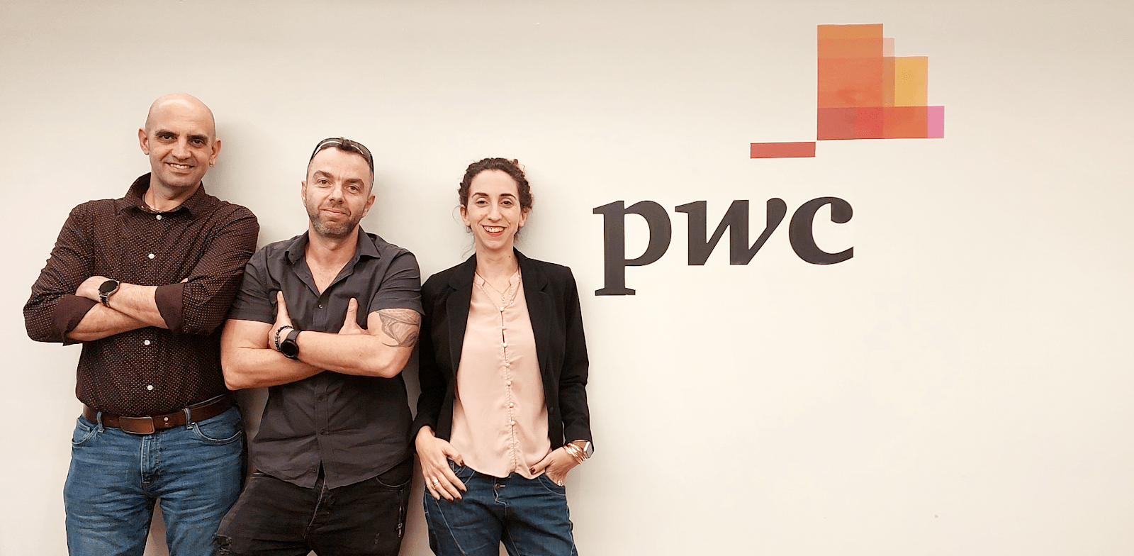 מימין: נעמה דרוקמן, שותפה ב-PwC Israel, איגור פובולוצקי, ממייסדי Be Suite וירון חדוות, שותף ב-PwC Israel / צילום: אפי קינן