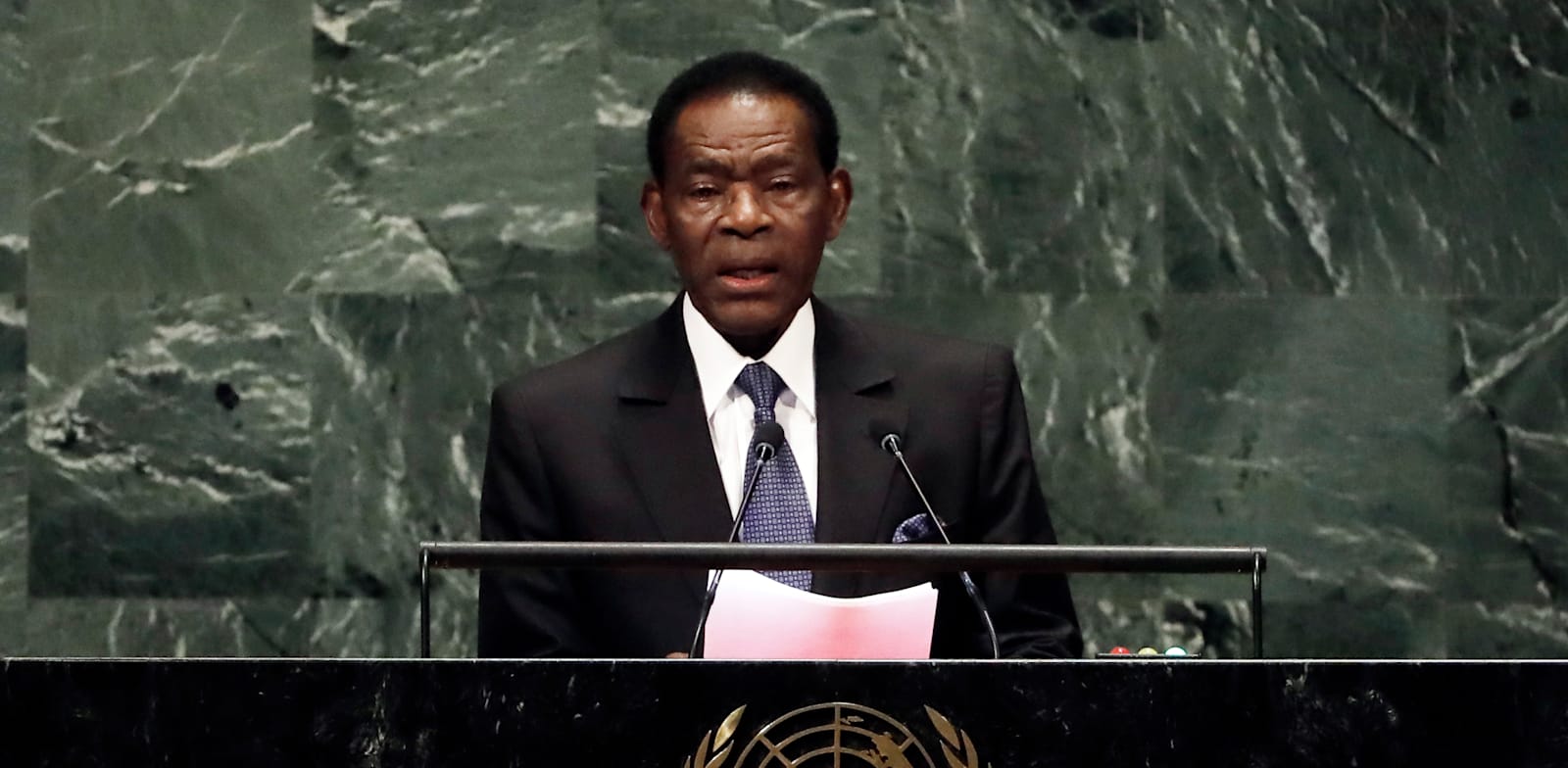 תאודורו מבאסוגו, נשיא גינאה המשוונית / צילום: Associated Press, Richard Drew