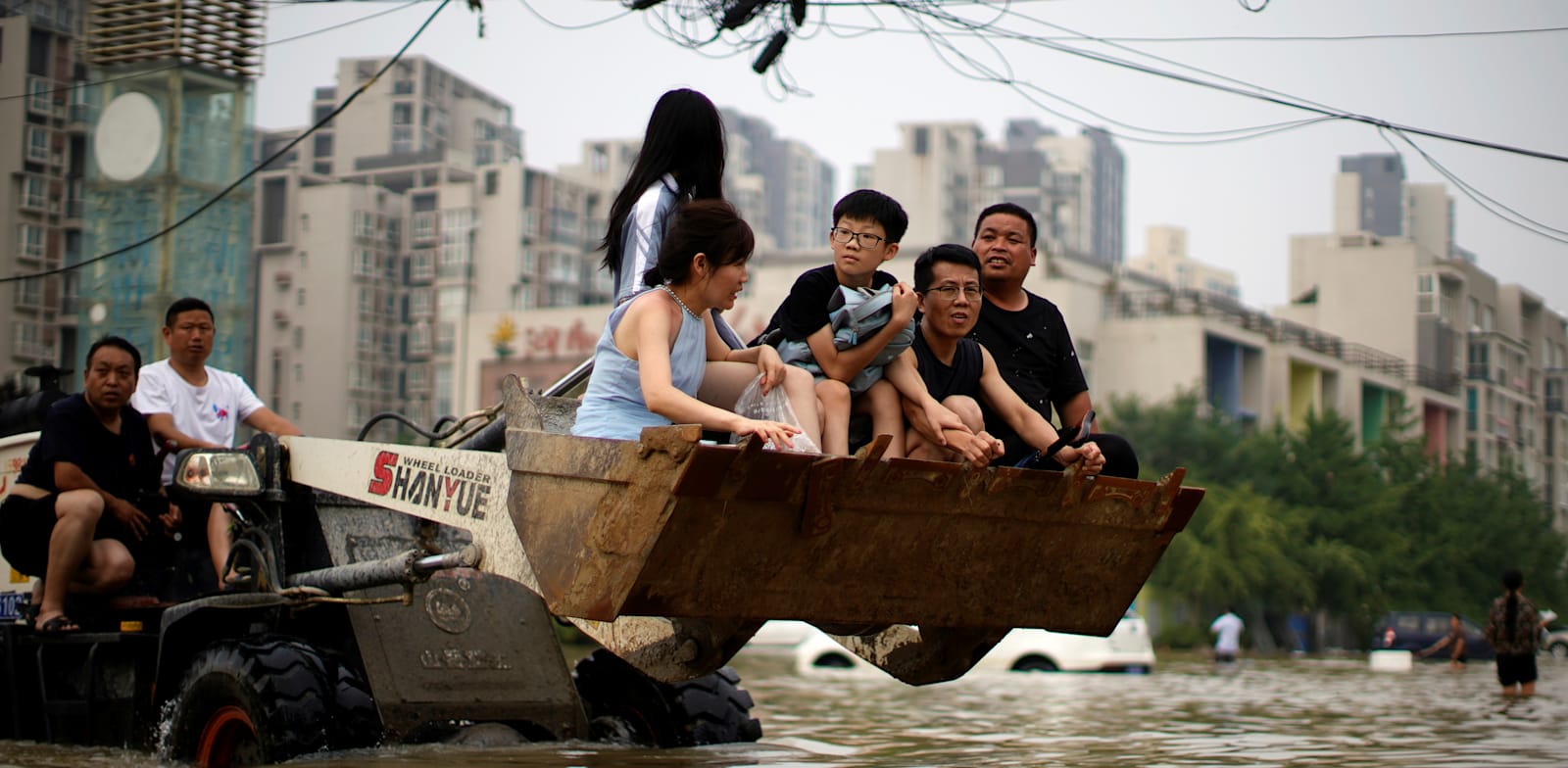 שיטפונות ב-Zhengzhou ביולי / צילום: Reuters, אלי סונג