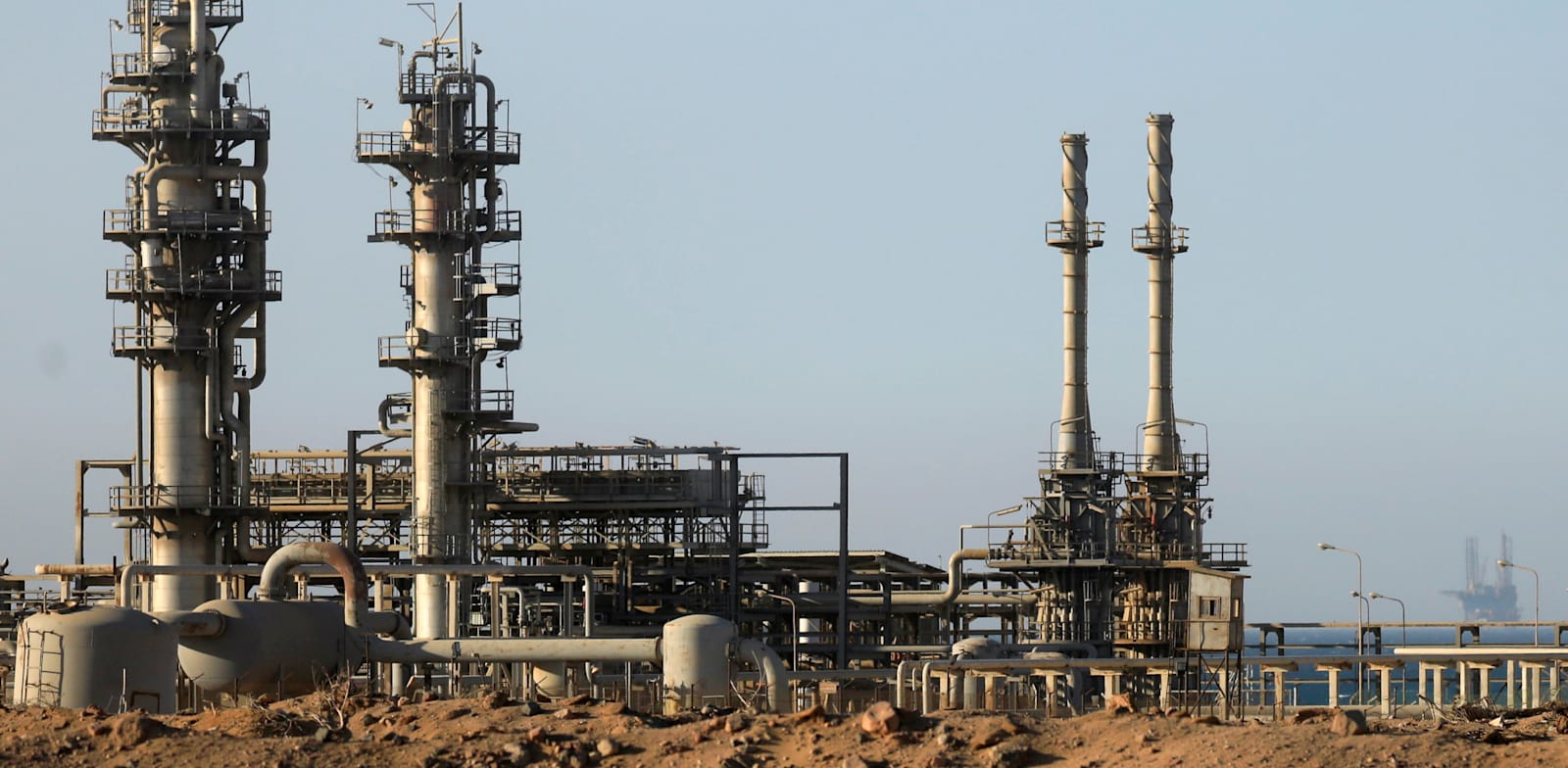 מתקן גז סמוך לקהיר / צילום: Reuters, Amr Abdallah Dalsh