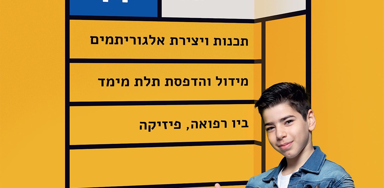 מודעת הקמפיין. יש הבדל בין מרחק פיזי למרחק תפיסתי