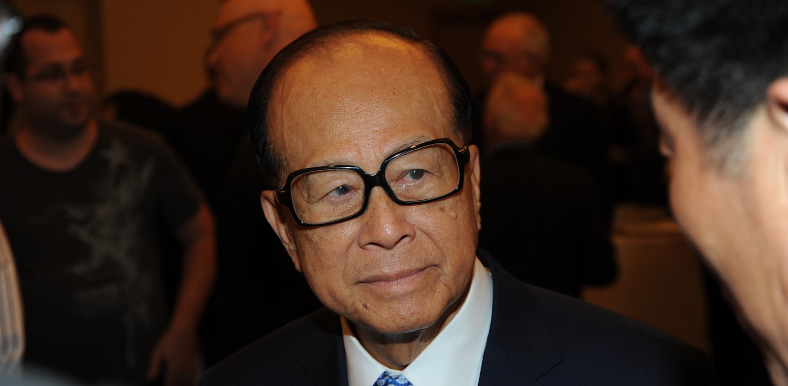 Hutchison chairman Li Ka-shing  credit: Eyal Izhar