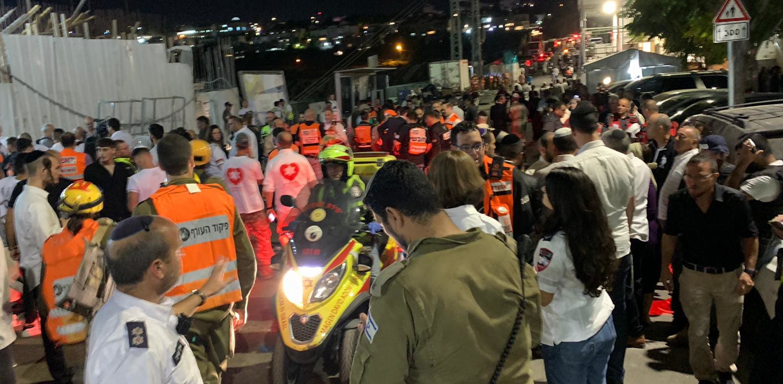 זירת האסון בגבעת זאב / צילום: דוברות מד"א