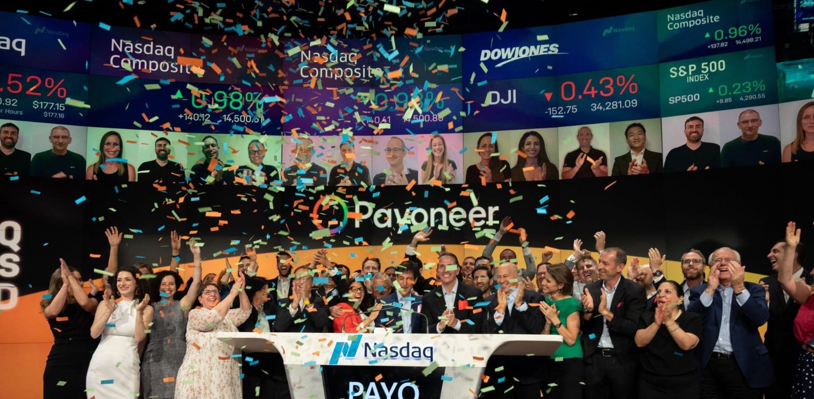 Payoneer IPO Photo: Nasdaq