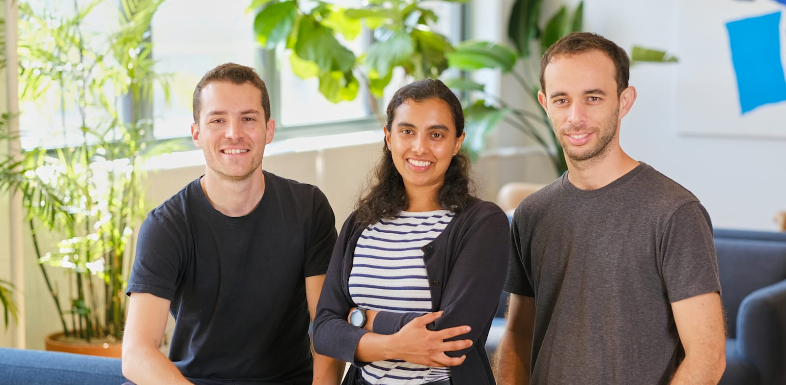 Nadav Lidor, Ambika Acharya and Avikam Agur Photo: Vic Bess