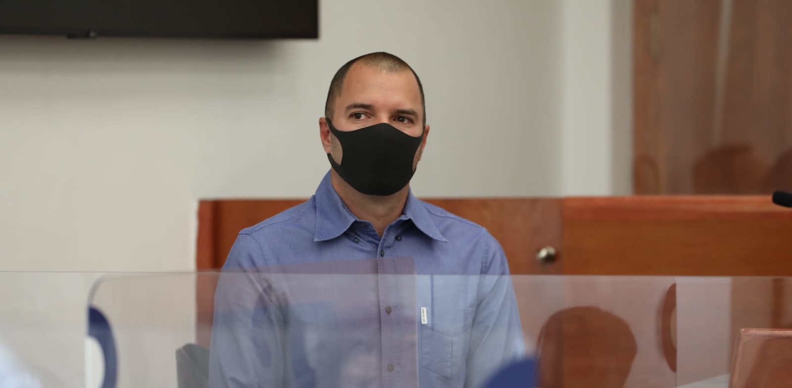 אבירם אלעד מעיד במשפט נתניהו / צילום: יוסי זמיר