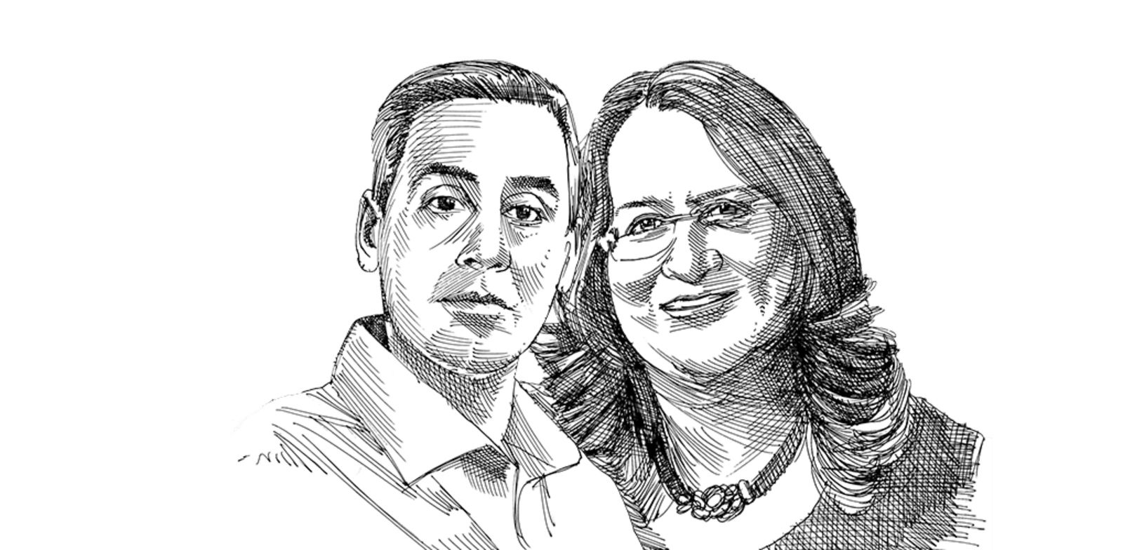 דנה עזריאלי ודודו זבידה / איור: גיל ג'יבלי