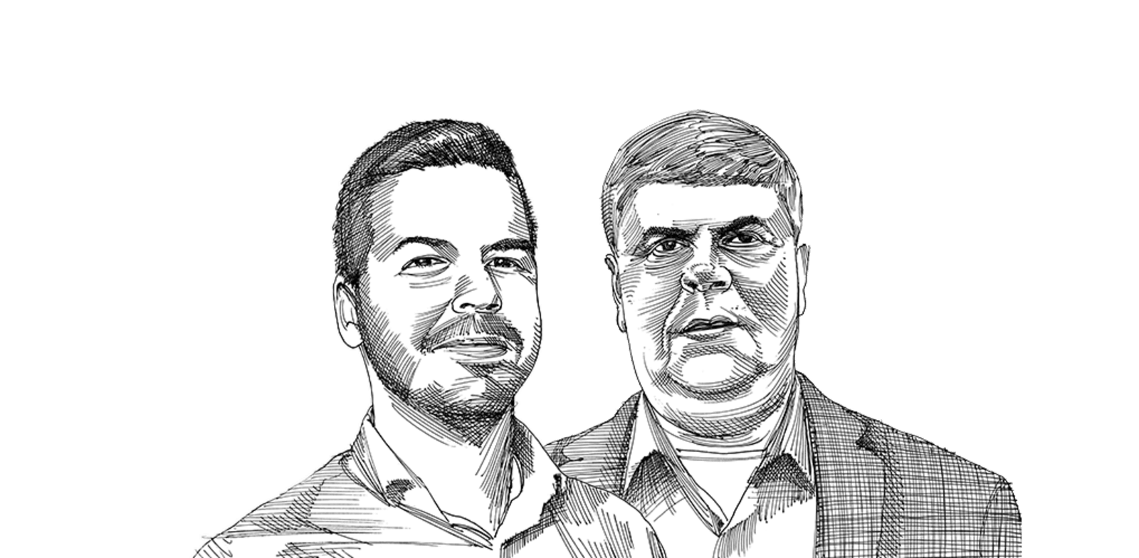 סמיר מחרמיד וחסאן טואפרה / איור: גיל ג'יבלי