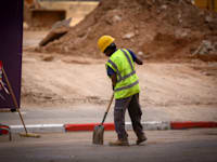 עבודות בכביש / צילום: שלומי יוסף