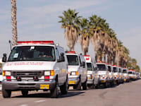 אמבולנסים של מד"א / צילום: מץ 76