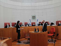 הדיון בבג"ץ בעניין תקציב המדינה / צילום: יוסי זמיר