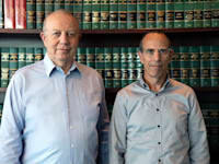 עו''ד גיל אורן ועו''ד אמנון לורך / צילום: כדיה לוי