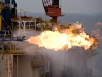 קידוח הנפט תמר 1 ליד חיפה / צילום: אלבטרוס